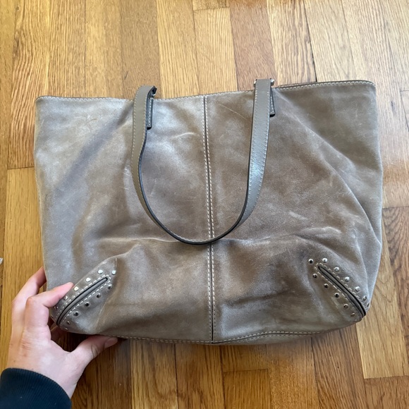 Womens Michael Kors Suede purse - Picture 7 of 10